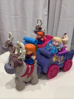 Little people fisher price Kids Frozen-Themed Playset Elsa Anna